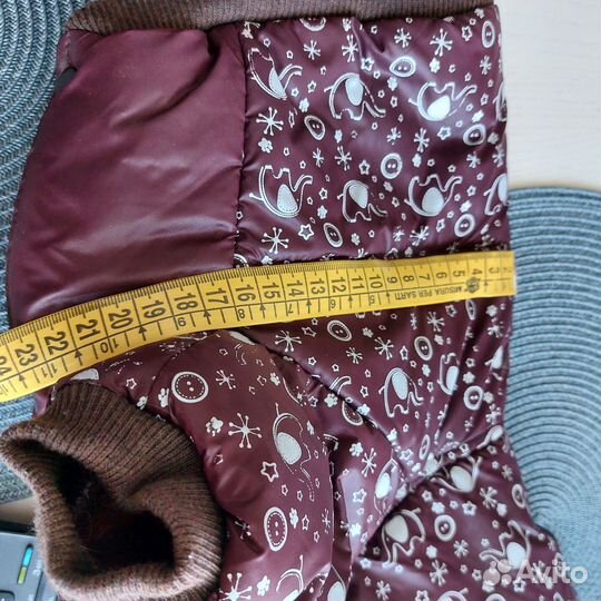 Зимний комбинезон для мелкой собаки