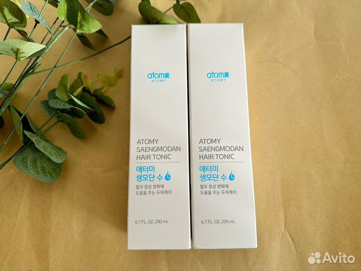 Спрей тоник для роста волос Атоми