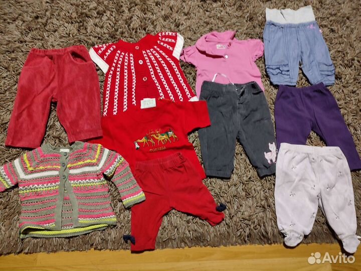 Вещи пакетом на девочку от 0 до 3 месяцев