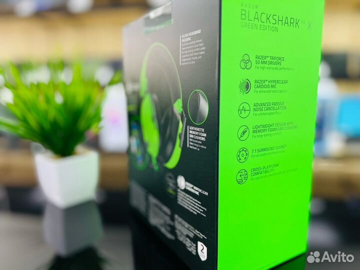 Проводная гарнитура Razer Blackshark V2 X черные