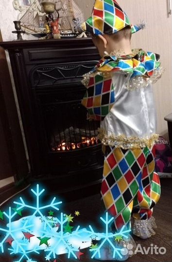 Костюм Скомороха, льдинка, лёд, холод