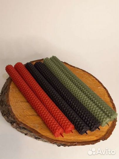 Свеча восковая столовая