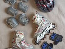 Ролики rollerblade 36,5 защита комплект