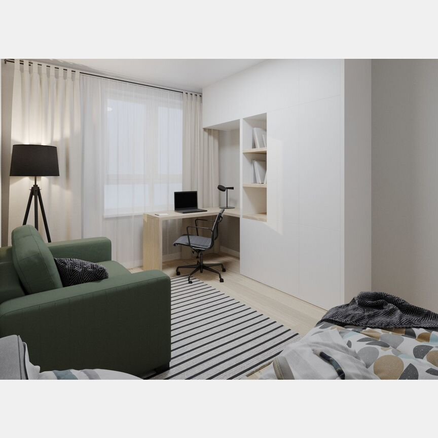 1-к. квартира, 36 м², 11/12 эт.