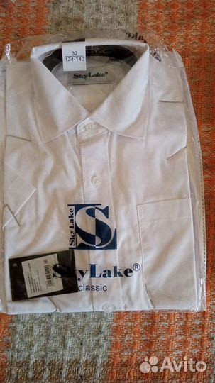 Рубашка белая школьная