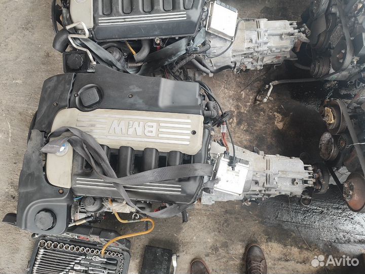 Двигатель 3.0 M57 M57D30 306D1 с навесным и кпп