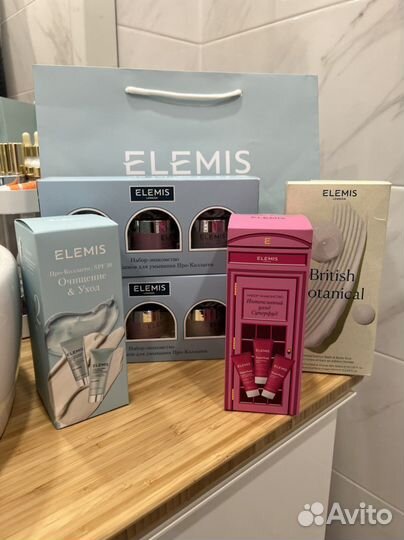 Elemis pro collagen superfood набор, крем spf 30