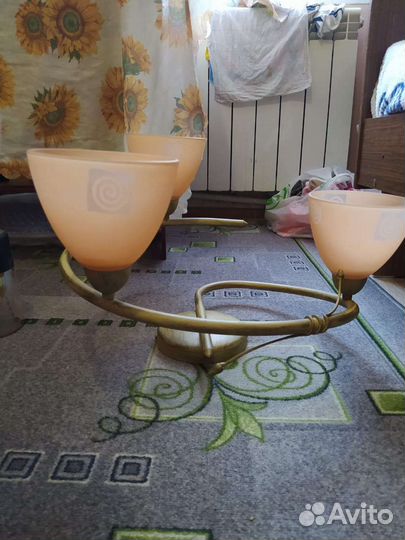 Люстра потолочная бу