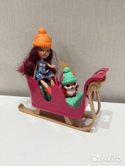 Сани с листчками Enchantimals