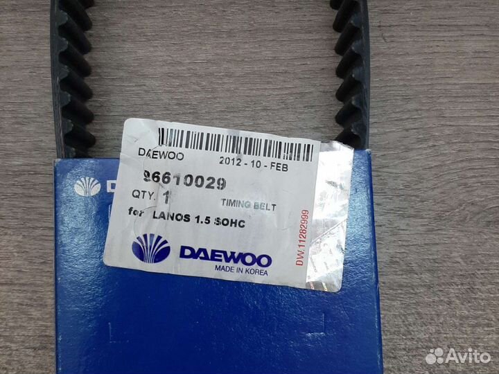 Ремень Грм Chevrolet/Daewoo