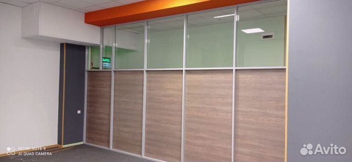 Офисные стеклянные перегородки под ключ
