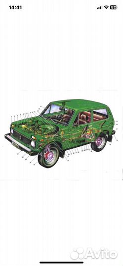 Ваз 21214 нива в разборе
