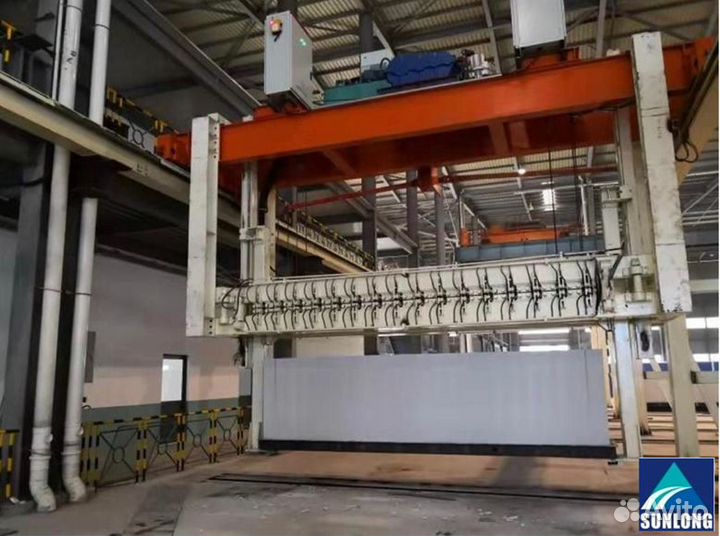 Линия по производству автоклавного газобетона