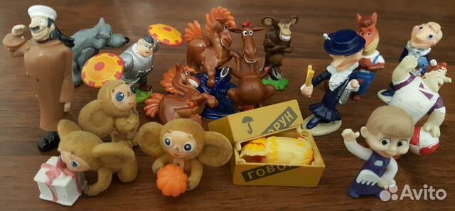 Киндер сюрприз Ландрин игрушки Союзмультфильм