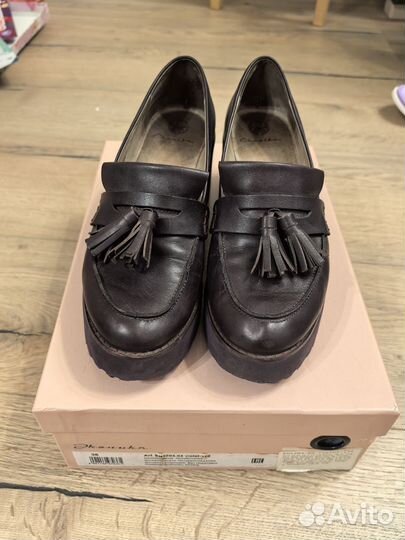 Лоферы женские кожаные 36 размер