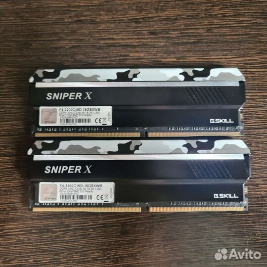 G.skill Sniper X 8x2 ddr4