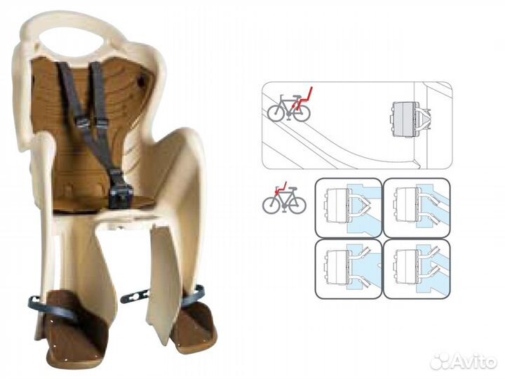 Велокресло Bellelli Mr Fox Standard B-Fix