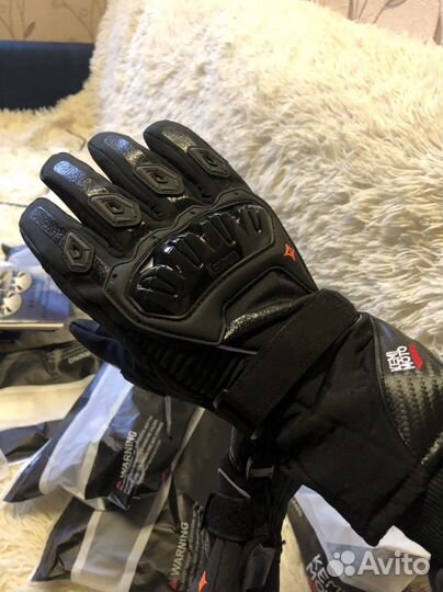 Теплые мото перчатки Kemi moto