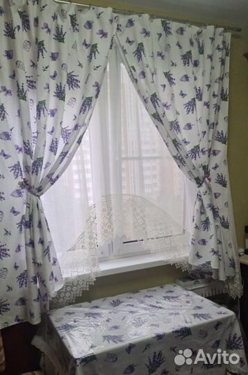 Комплект: шторы и скатерть
