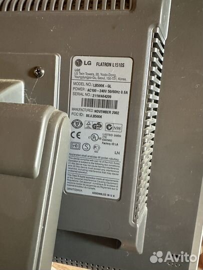 Монитор lg l1510s