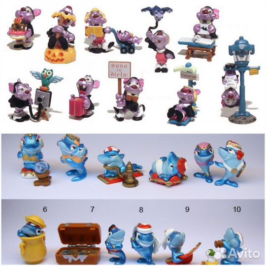 Игрушки из киндера 90х