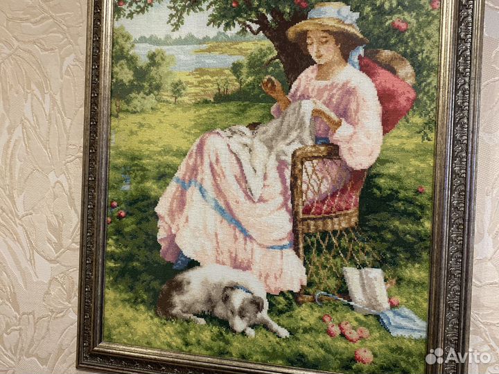 Картина вышитая крестом