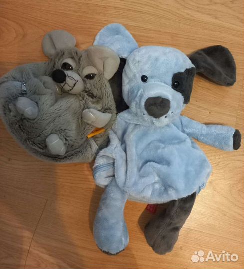 Игрушка Мышь,и собака сзади на молнии