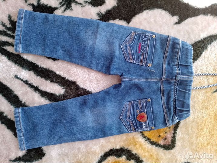 Джинсы для мальчика новые рост 86-92