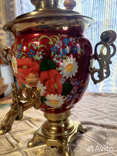 Самовар электрический расписной