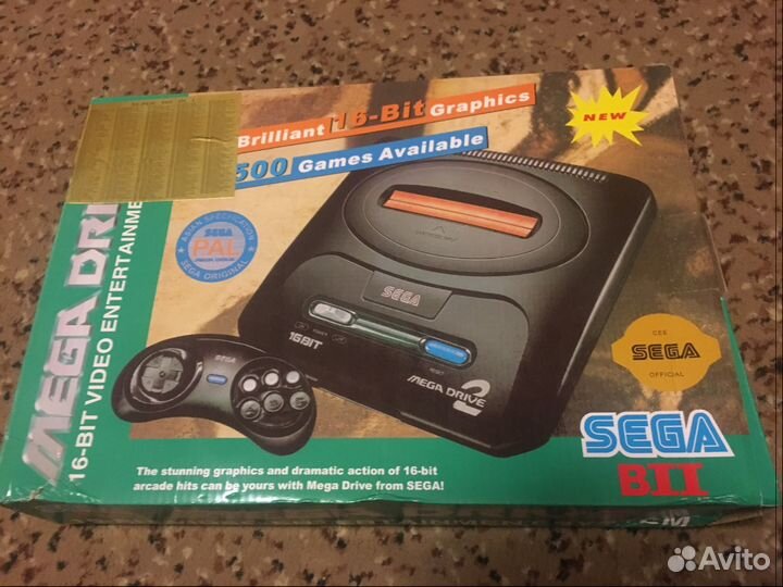 Продам новую sega mega drive2