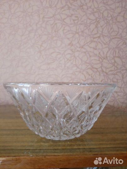 Салатник хрустальный СССР