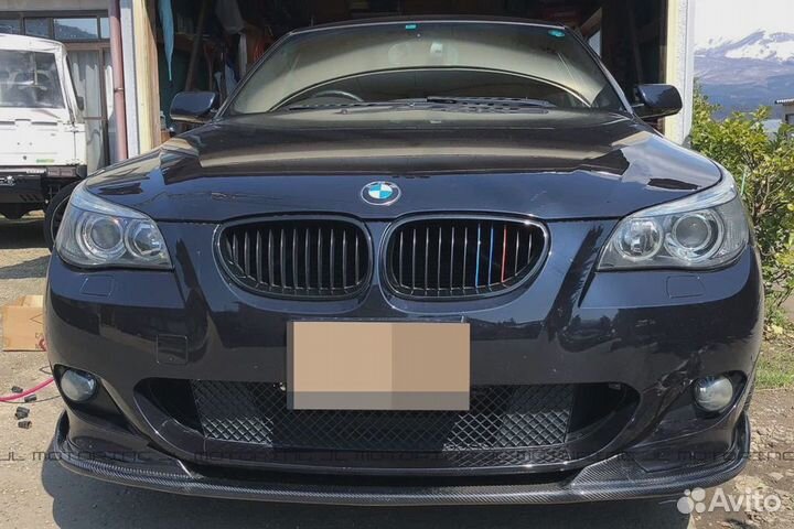 BMW 5 e60 m tech передний бампер м пакет abs+pps