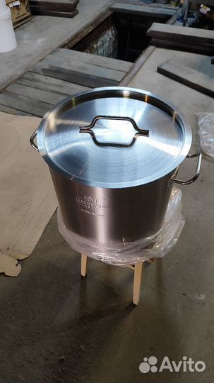 Кастрюля из нержавейки 37 литров