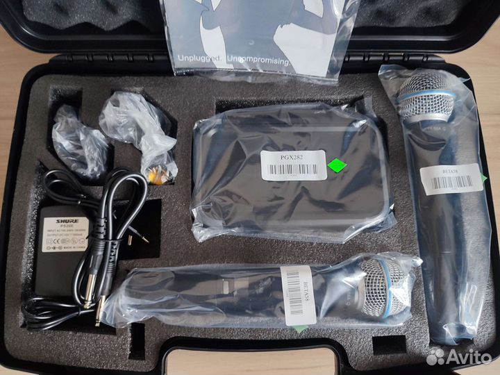 Радиомикрофоны Shure PGX282 PGX8 Beta58A новые