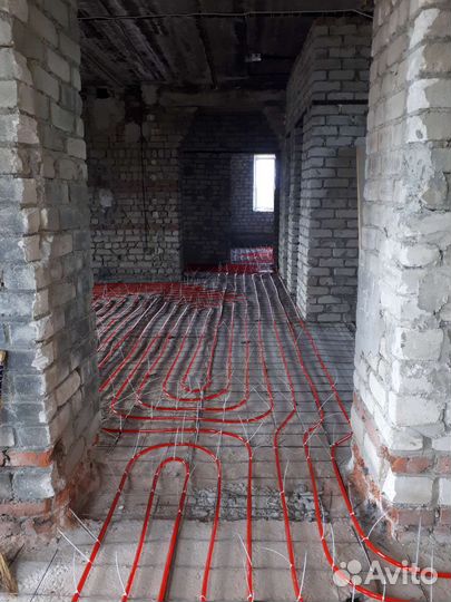 Монтаж систем отопления и водоснабжения