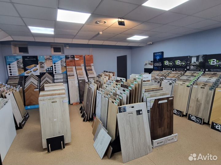 Пвх плитка Клен Жемчужный с подложкой