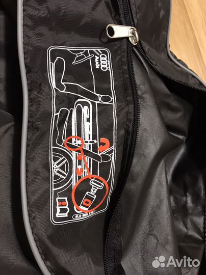 Чехол для лыж и сноуборда audi оригинал