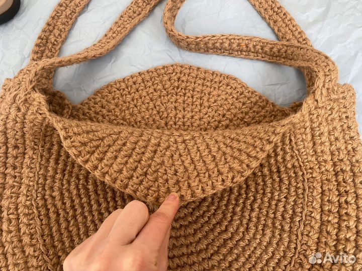 Сумка женская пляжная плетеная