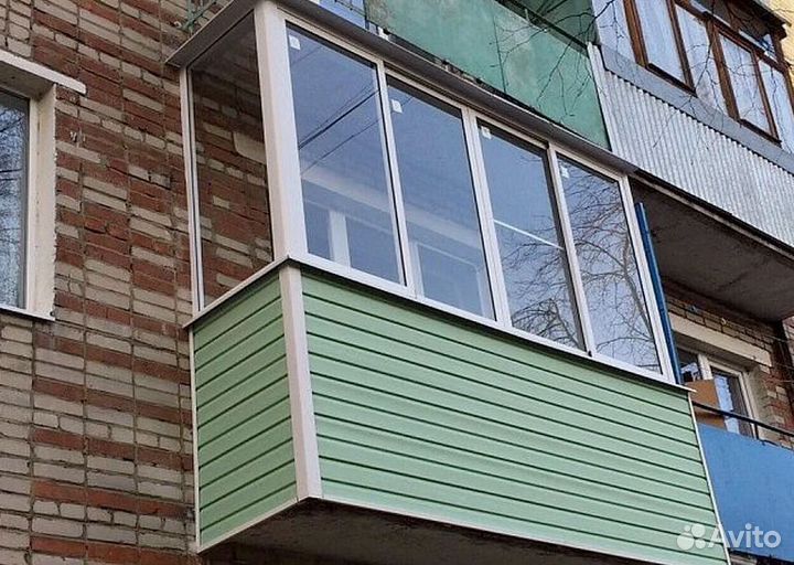 Пластиковые окна для остекления лоджии. Замер