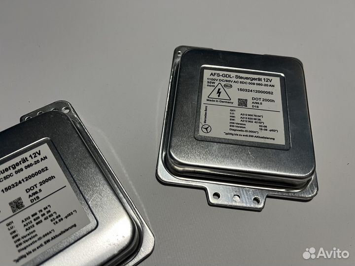 Модуль управления фарами Mercedes W212 дорест