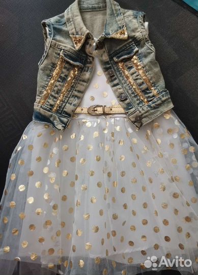 Платье для девочки 86 92