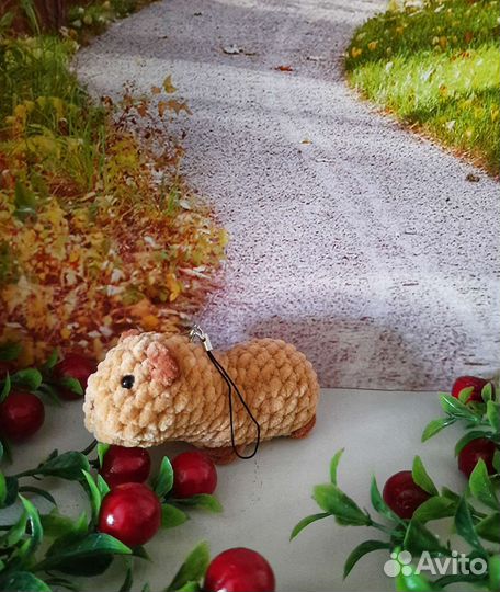 Брелок Капибара ручная работа