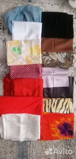 Ткани, небольшие куски, разное
