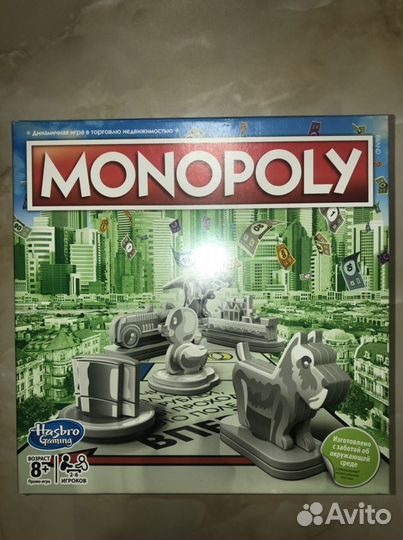 Настольная игра Hasbro Games Классическая Монополи