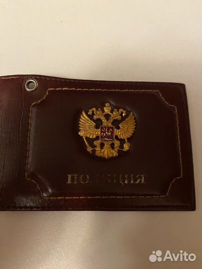 Обложка на удостоверение мвд