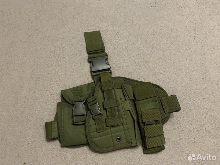 Тактическая рубашка (хаки) +тактическая кабура