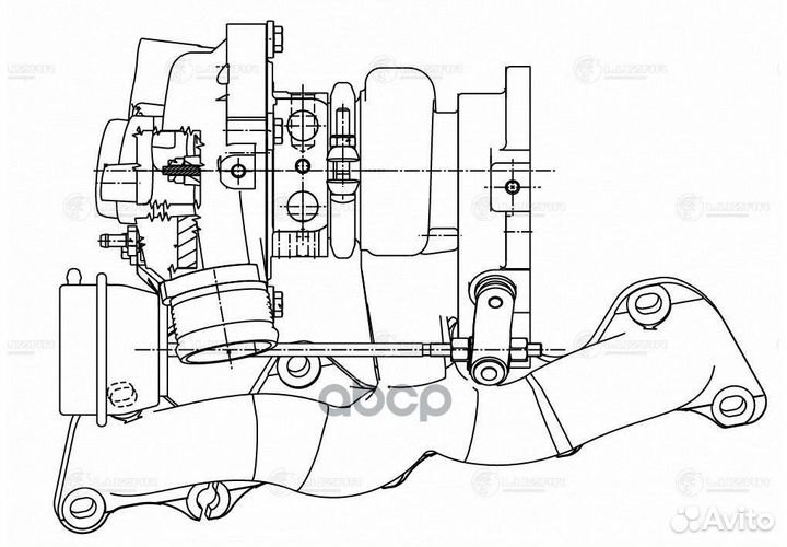 Турбокомпрессор для а/м VW Tiguan (08) /Golf (0