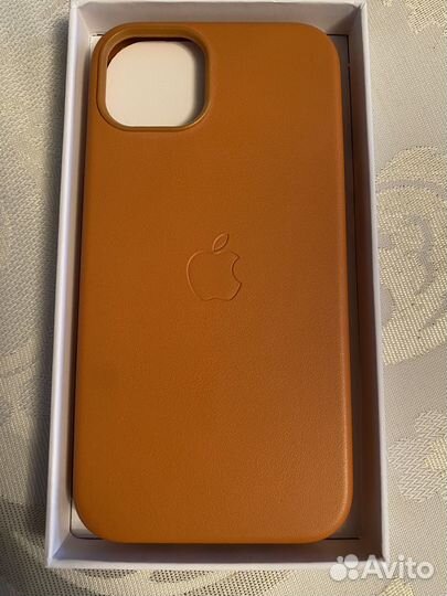 Чехол Leather Case для iPhone 13