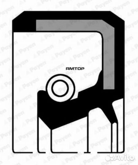 Payen NJ610 NJ610 сальник кпп 25x35x6\ Mitsubishi