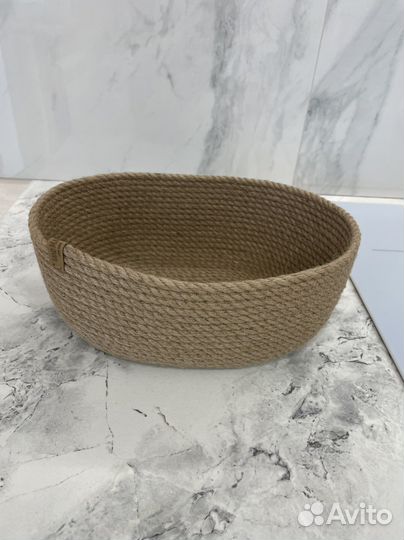 Корзинки из джута, подставки